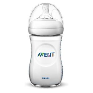 Philips AVENT Natural Baby Bottle, Clear, 9 Oz